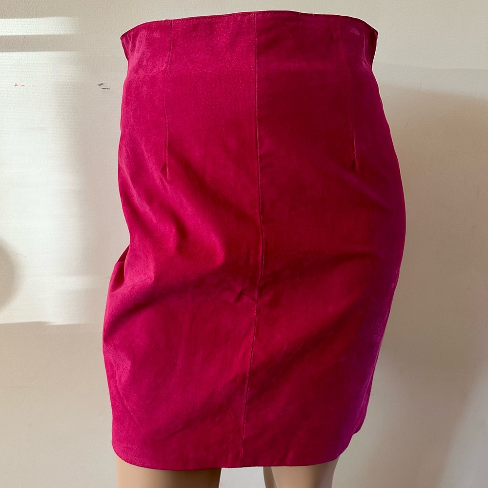 Vintage Capezio Pink Suede Skirt